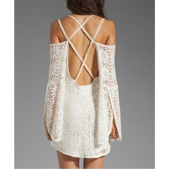 Jen’s pirate booty SMALL Padang lace backless dress bohemian - Picture 3 of 13